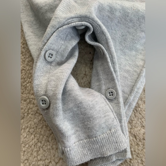 Hope & Henry 0-3 Months Raglan Sweater Romper from Organic Cotton - Picture 5 of 7